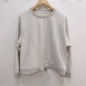 Varley sweatshirt with texture and adjustable waist
